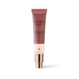 Second Skin Mineral Matte Liquid Foundation from Sculpted by Aimee (Fair Beige 2.9) - Medium Coverage Foundation with SPF 50, 32ml Cruelty-Free, Vegan