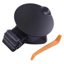 MOTOKU Fuel Filler Gas Cap Door Lid Housing & Door Cap kit for Ford F-150 2004-2008 4.6L 5.4L