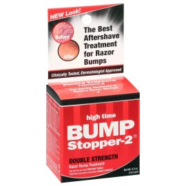 Bump Stopper high time BUMP Stopper-2 DOUBLE STRENGTH • RAZOR BUMP TREATMENT • CREAM FORMULA