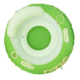 RTIC Tough River Tube for Floating, Inflatable Water Float Raft for Swimming Pool, Lakes and Rivers, Heavy-Duty for Adults with Handles, Drink Holder, and Backrest, Tree Frog