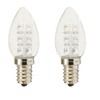 Anyray (2-Bulbs A-C7E12LWW LED Night Light 0.5 Watt C7 (4W