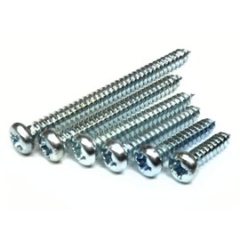 [M3 x 12 - M3 x 40] Pan Head Self Tapping Screws, 10 Piece Set, 1 Type (A Shape) Uniqlo [M3x12, M3x16, M3x20, M3x25, M3x30, M3x40]