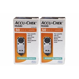 Accu- Check Mobile Test Cassette (2 Packs of 50)