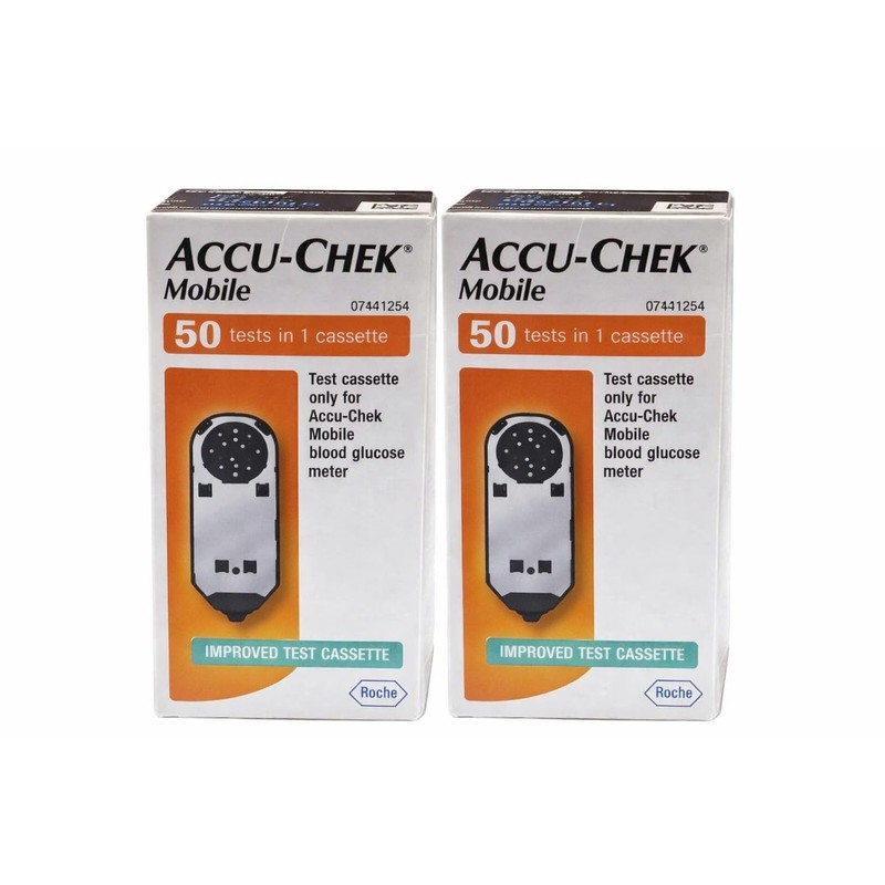 Accu- Check Mobile Test Cassette (2 Packs of 50)
