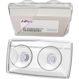 EZ Pass Holder for Windshield. Ezpass Holder with Strong Suction Cups. Toll Pass Transponder iPass Holder. (Clear, 1Pack)