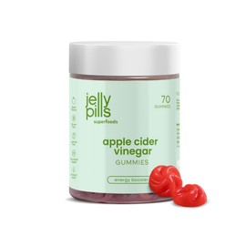 Jelly Pills® Keto Appelcider Gummies & Vitamins - 70 Vegan Appelsmaak Gummies - Geen Toegevoegde Suikers - 1,000 mg ACV met Azijnzuur & Rode Biet - Ideal for Keto
