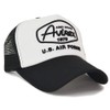 AVIREX Air Force Embroidered Mesh Cap 14590200, Black, 57 to