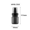 2Pcs 60ML/2OZ Empty Plastic Pump Bottles Refillable Travel Bottles Cosmetic