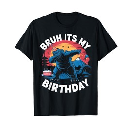 Kaiju Birthday Party Japan Monster Bday Dinosuar Decorations T-Shirt
