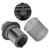 ELECTROHOGAR Filter for Bosch Dishwasher, Metal Filter + Fine Sieve,