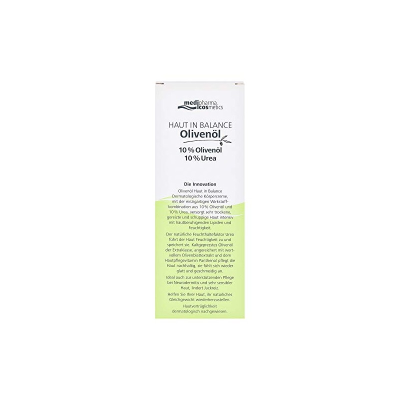 Medipharma Cosmetics, Olive Oil Skin in Balance Body Cream 200