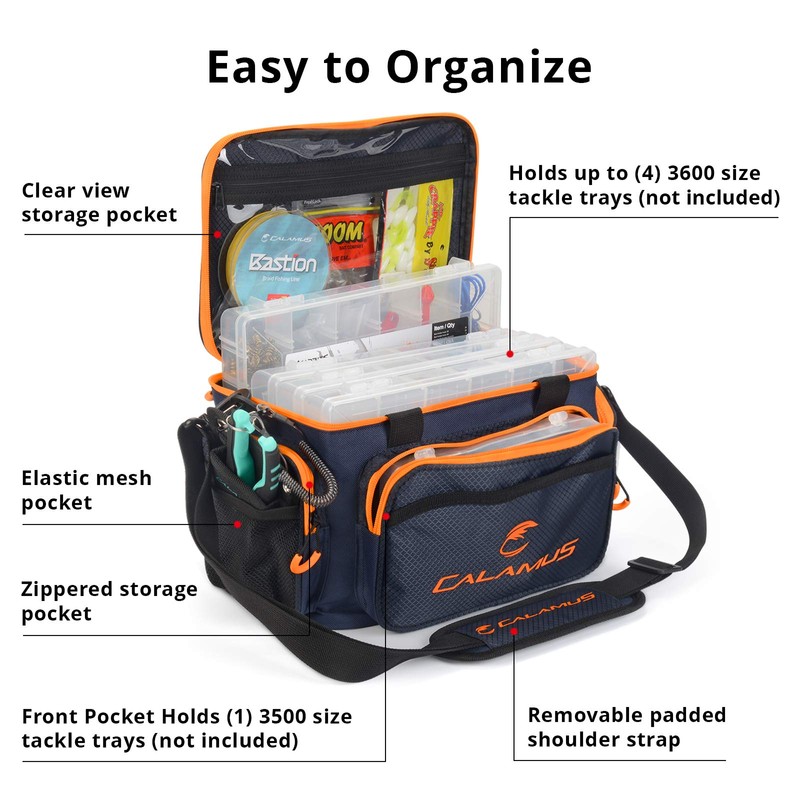 Calamus TB61 - Bolsa para aparejos, color naranja