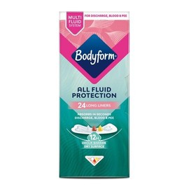 BODYFORM Dailies Extra Protection Long Panty Liners 24'S (0% VAT), (Pack of 1)