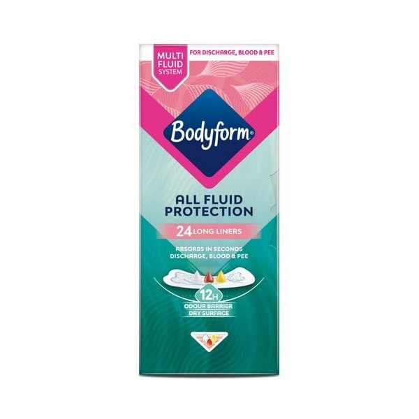 BODYFORM Dailies Extra Protection Long Panty Liners 24'S (0% VAT),