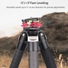 ARTCISE Tripod Levelling Base, 3-Axis Tri Wheel Head Made of