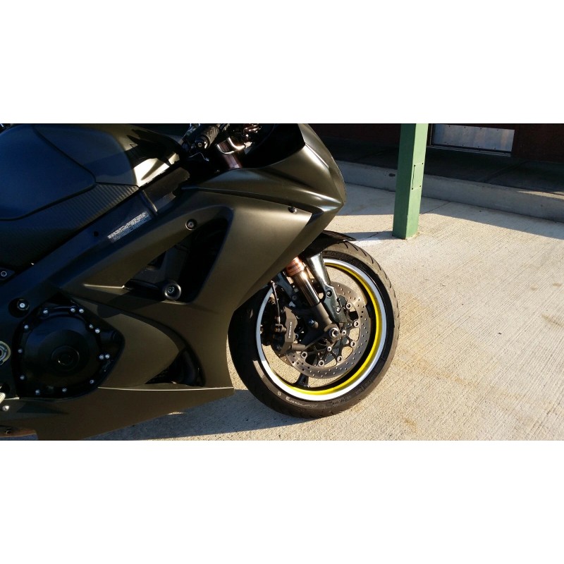 CGD Graphics REFLECTIVE MOTORCYCLE RIM WRAP INNER WHEEL DECALS STICKERS