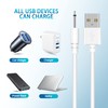 Bicmice 2.7Ft USB DC Charging Cable 2.5mm DC Charger Cord
