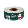 1360 pcs Christmas Stickers Roll for Envelopes and Gifts Merry