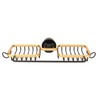 Faucet Storage Shelf Aluminum Plastic Two Containers with Towel Rod
