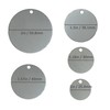 StayMax 1 Inch Round Metal Engraving Blanks Stamping Blanks Stainless