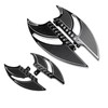 HCmotorku Motorcycle Floorboards Set Driver Passenger Footboards Front Rear Foot