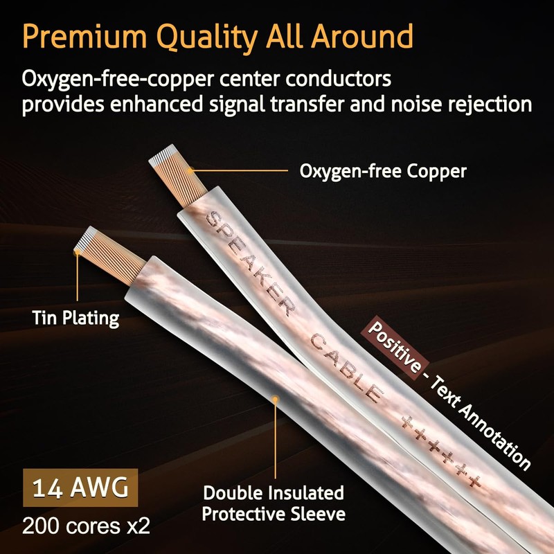 Gold-Plated RCA to Speaker Wire Adapter, RCA to Bare Wire