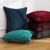 Sungeek Set of 2 Soft Chenille Cushion Covers 60x60cm Square