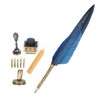 Quill Pen Set Feather Writing Drawing Dip Pen Students Teacher