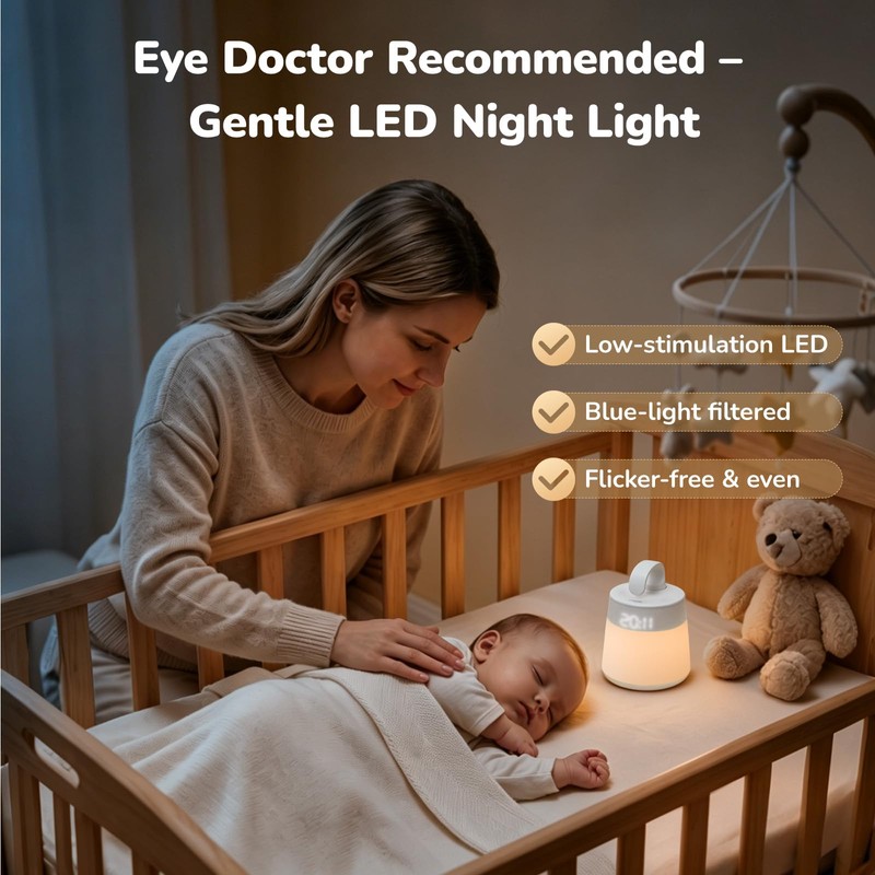 Umimile Baby Night Light with Feeding Log Timer & Clock