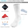 VWELL Toe Socks for Men Women Running COOLMAX Mid-Calf Finger
