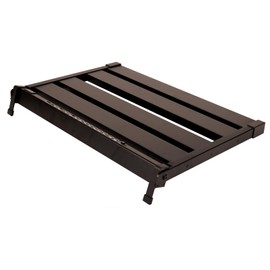 GOKKO 20.5" x 13.8" Pedal Board with Integrated Power Supply, Aluminum Folding Powered Guitar Pedalboard with Carry Bag (GK-58)