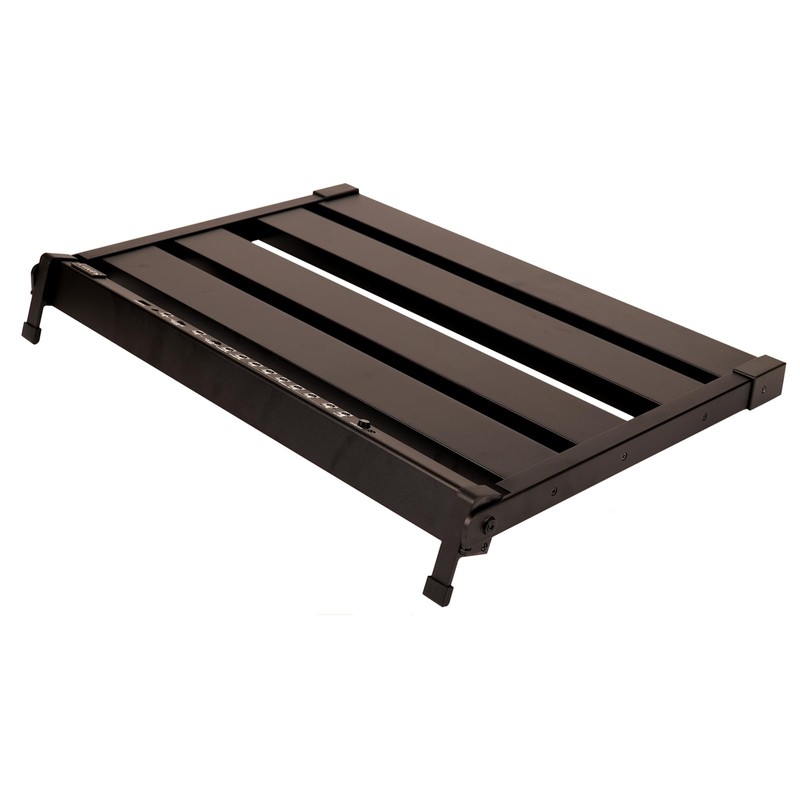 GOKKO 20.5" x 13.8" Pedal Board with Integrated Power Supply,