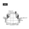 Qiilu 1 Pair H7 LED Headlight Adapter Retainer Holder