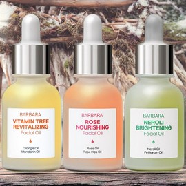 Barbara Jojoba Oil Carrier Oil Oil Mist Face Oil 3 Type Set Vitamin Tree Rose Neroli 3 Pieces 30ml / 바르바라 호호바오일 캐리어오일 오일미스트 페이스 오일 3종 세트 비타민트리 장미 네롤리 3개 30ml