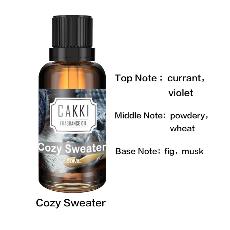 Essential Oils for Diffusers for Home, Scent-Cozy Sweater, Single Large