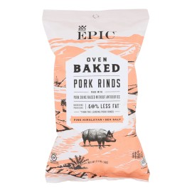 UD Epic Oven Baked Pork Rinds 12-Pack 2.5 oz Case Meat Snack
