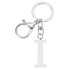 PATIKIL Initial Letter Key Chain, Letter A-Z Keychain Initials Keyring