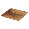 Pacific Merchants K0051 Acaciaware 7-Inch Acacia Wood Square Plate