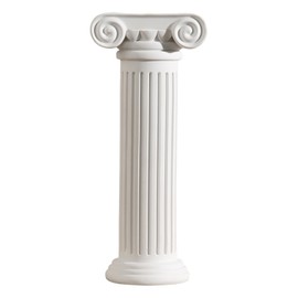 IEUDNS Resin Statue Greek Column Flower Vase Minimalist Desk Decors Roman Pillar Plant Stand Flower Pot for Dining Room Living Room