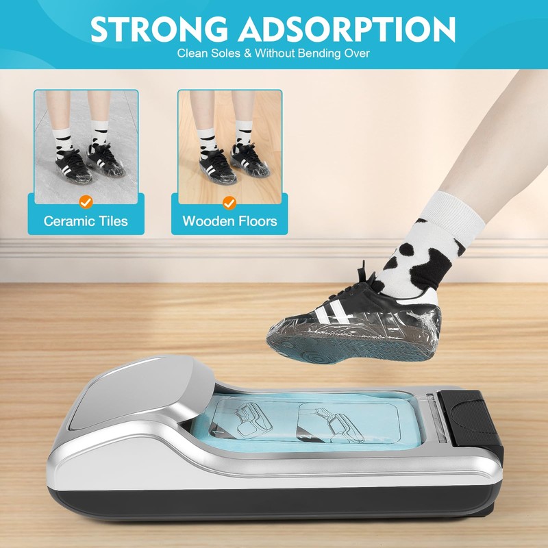 Automatic Shoe Cover Dispenser, 1200 Times Shoe Covers Machine, Shoe