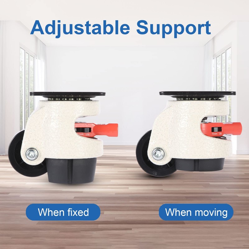 W B D WEIBIDA Leveling Casters Heavy Duty with Upgraded