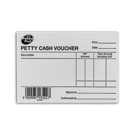 Pukka Pad, Petty Cash Slips 88 x 138mm Pack of 10
