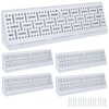 Flowild 4 Pcs 18 Inch Baseboard Register (Duct Opening Size)