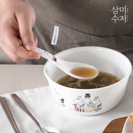 Corel [Corel Coordinates] [Sammi Spoon] Moomin The Kitchen Ceramic Udon Spoon 2P / 코렐 [코렐 코디네이츠] [삼미수저]무민 더키친 도자기 우동스푼 2P