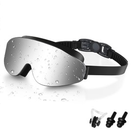 ORANZI Kids Swim Goggles, Polarized Swimming Goggles for Kids, Wide View Anti-Fog No Leaking Swim Glasses for Age 4-16