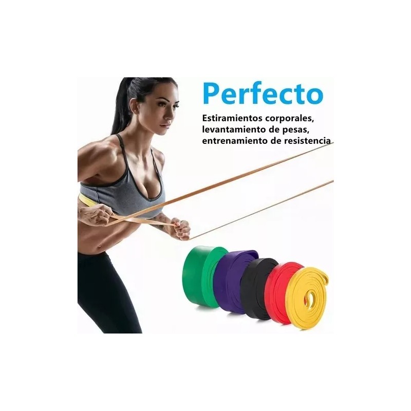 SD Set 5 Ligas De Resistencia Crossfit Elásticas Pull Ups