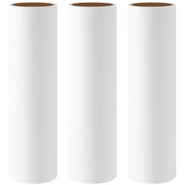 10 inch Large Lint Roller Refills for Evercare Smart Design Libman Well & Good Roll 'N Go Layers 10'' Wide Lint Rollers Mega Sticky Roller Refills 60 Sheets per Refill 3 Pack Total 180 Sheets
