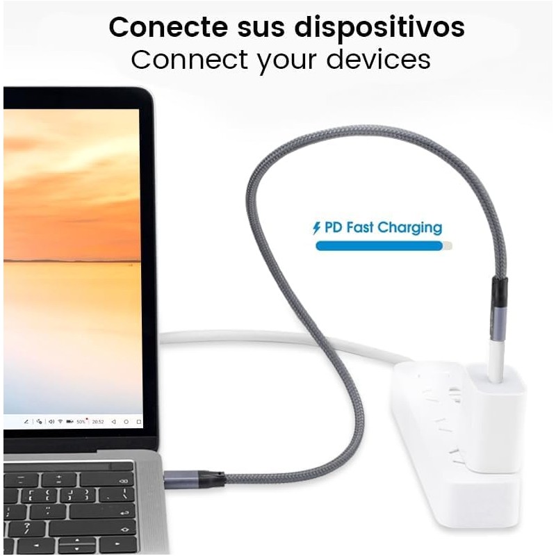 ICOVERI USB C to Light-Ning Adapter (Pack 2 Pack), PD