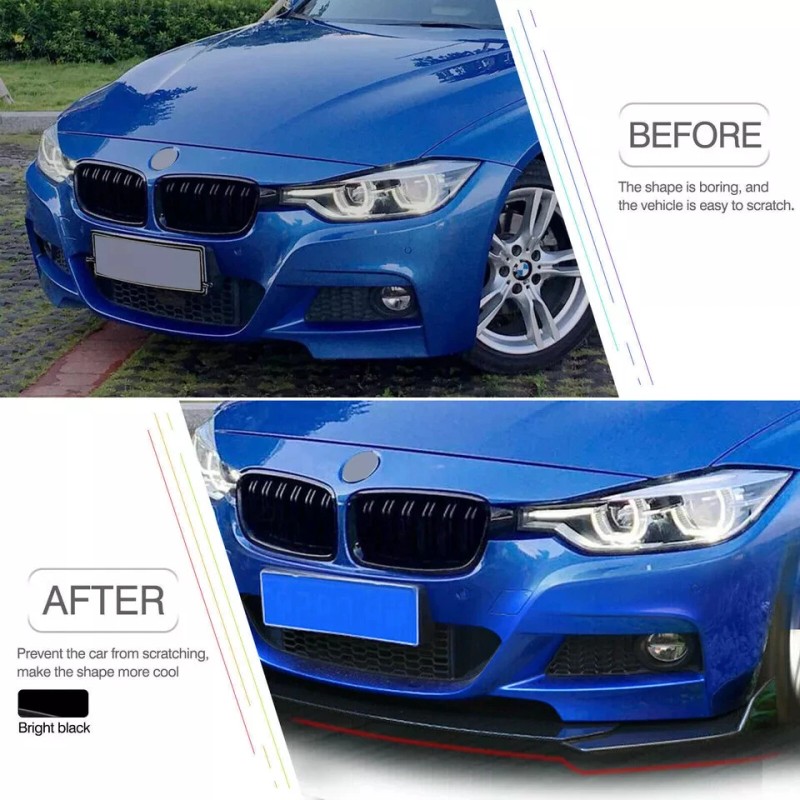CNPAPC For Corolla SE LE Front Rear Bumper Lip Spoiler