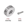 HARFINGTON 2pcs Shaft Collar 14mm Bore Aluminum Alloy Set Screw